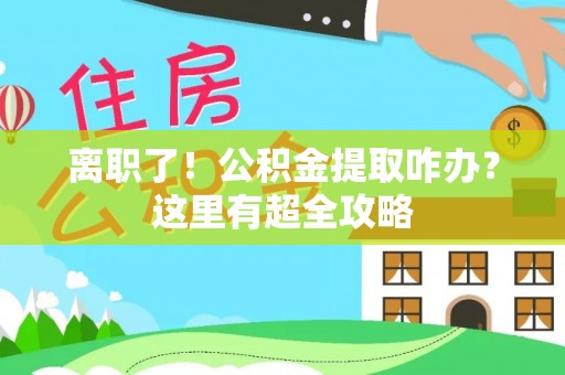 海港离职了！公积金提取咋办？这里有超全攻略