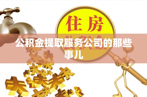 海港公积金提取服务公司的那些事儿