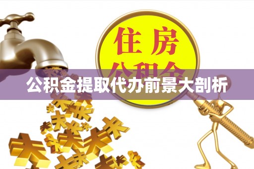 海港公积金提取代办前景大剖析