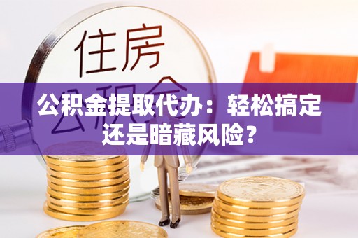 海港公积金提取代办：轻松搞定还是暗藏风险？