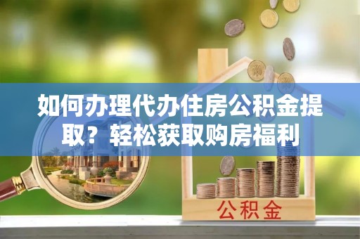 海港如何办理代办住房公积金提取？轻松获取购房福利